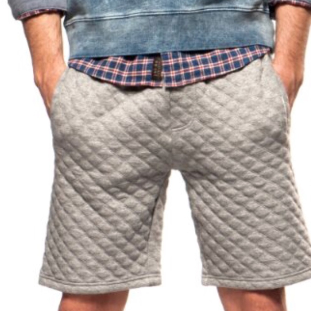 JACHS NEW YORK QUILTED SWEAT SHORTS